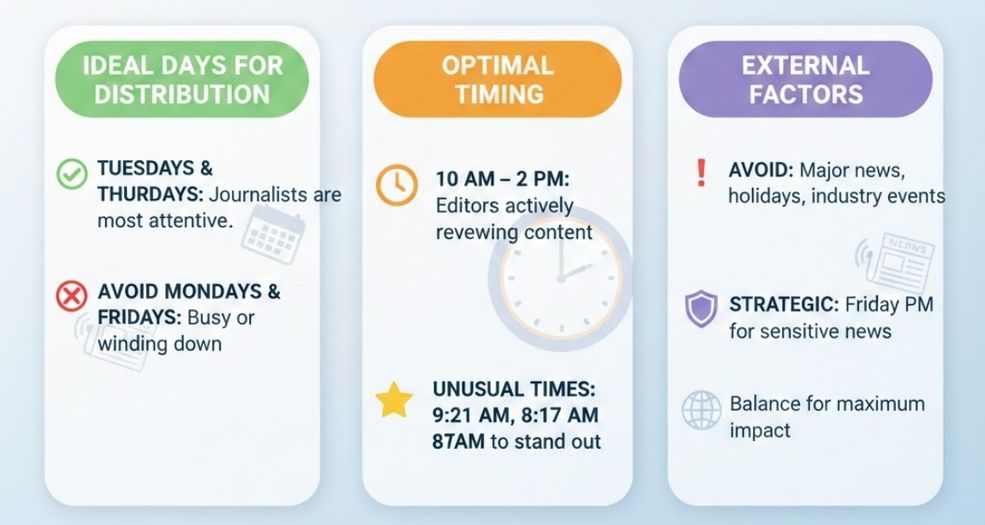 When Should a Press Release Be Sent Out?
